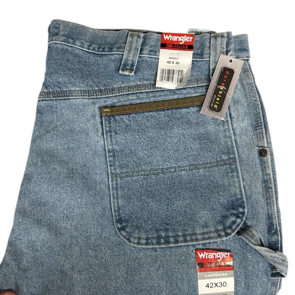 Wrangler RIGGS Durashield Workwear Carpenter Contractor Construction Jeans 42x30 - Picture 6 of 12